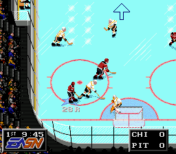 NHLPA Hockey 93 (USA, Europe) (v1.1) In game screenshot
